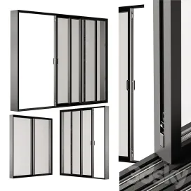 Sliding Metal Window Windows Set